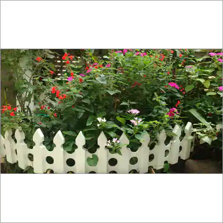 Flower Bed Picket Fence