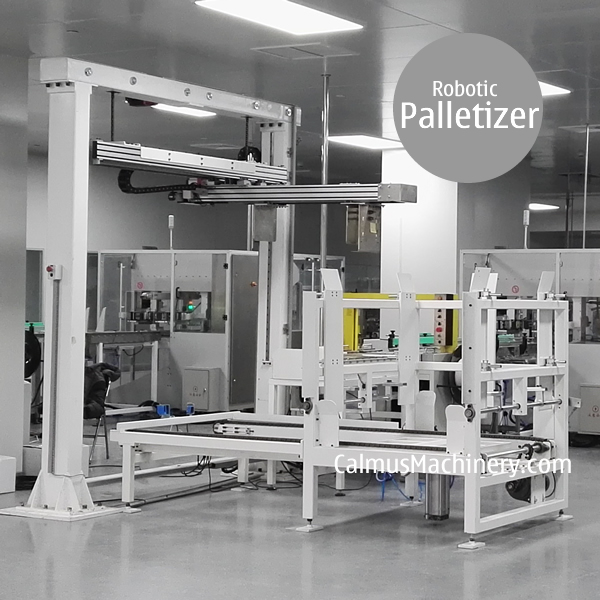 Carton Box Palletizer Equipment Robotic Case Palletizing Machine