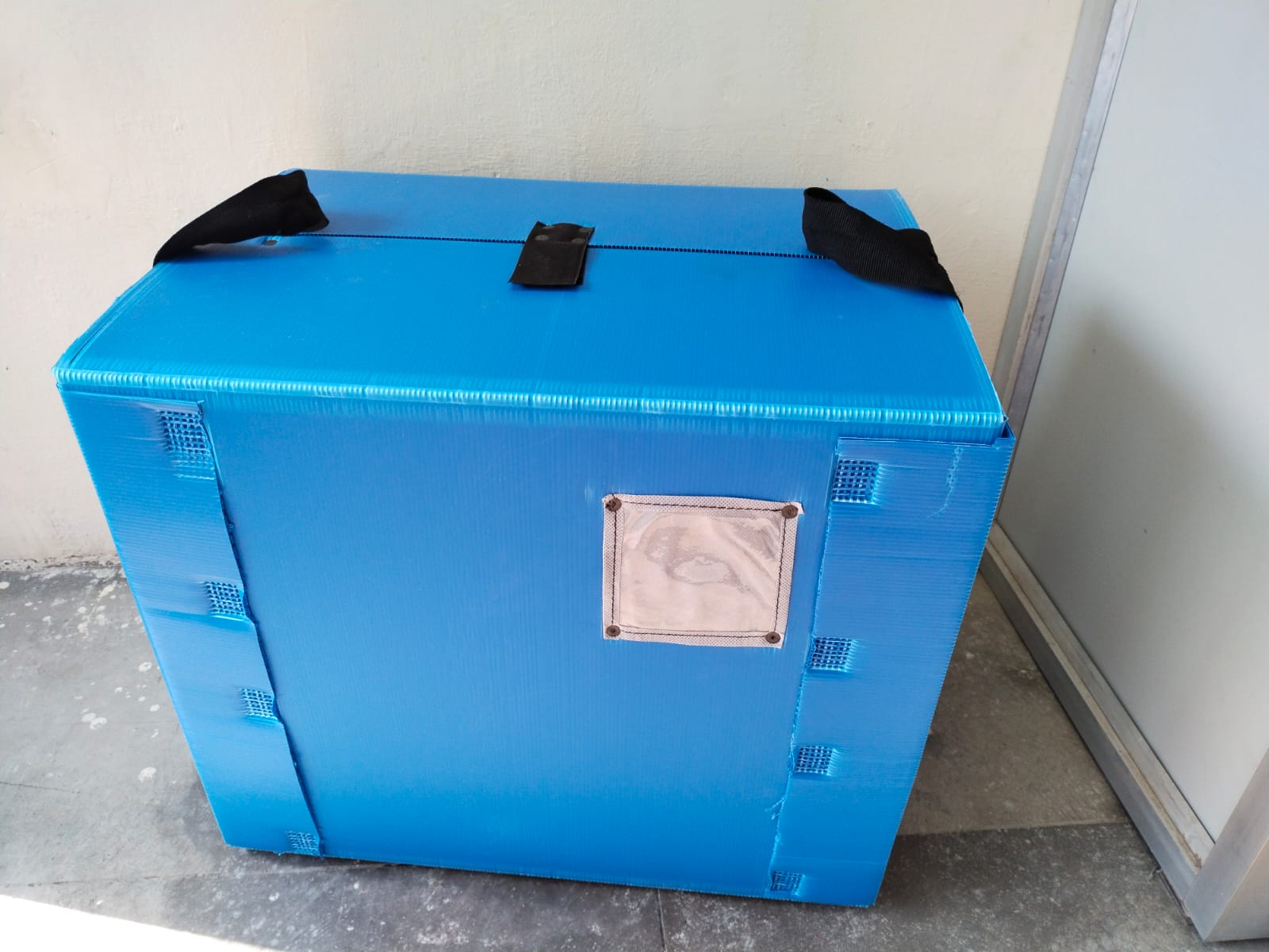 Blue PP Corrugated Box