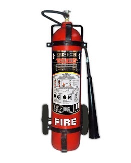 22.5 KG. Co2 Trolley Mounted Fire Extinguisher