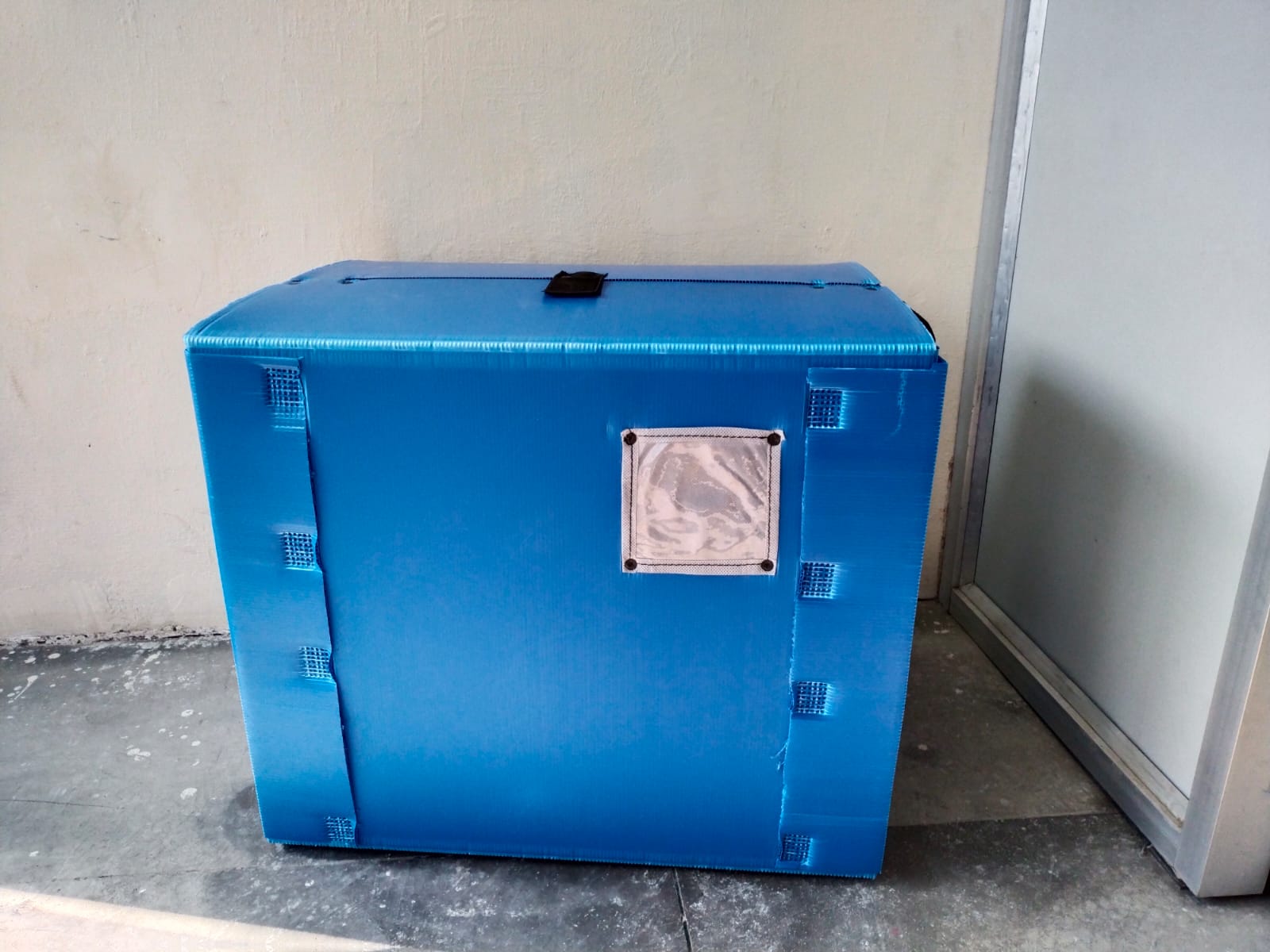 Blue PP Corrugated Box